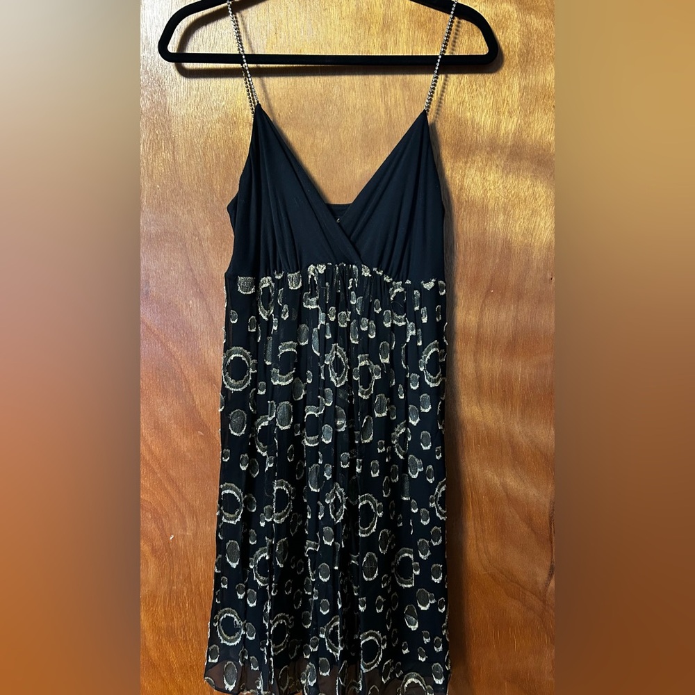 Leopard Dress Rhinestone Straps